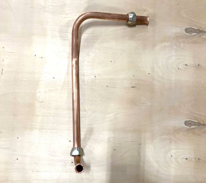 Воздухопровод (трубка компрессорная) Remeza LB50 R 3128.00.00.200