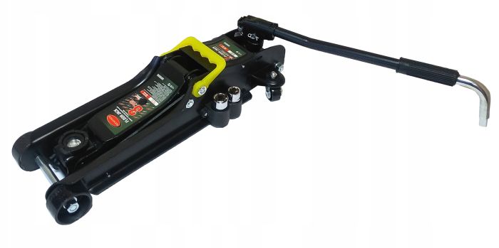 Домкрат подкатной гидравлический 3 тонны Rock Force RF-825021C, автомобильный, в кейсе