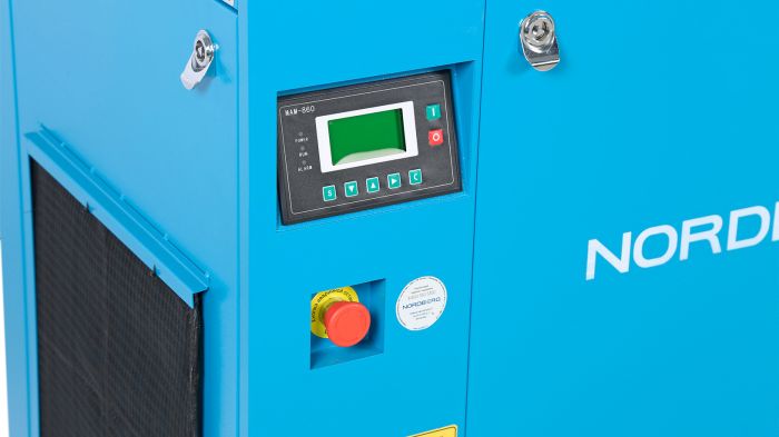 Винтовой компрессор Nordberg NCC10, прямой привод, 10 бар, IP55, 900л/мин, 7,5кВт