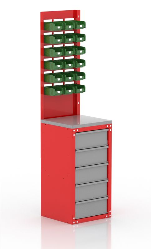 Модуль тумба с панелью Ferrum Pro.mod, 5 ящиков