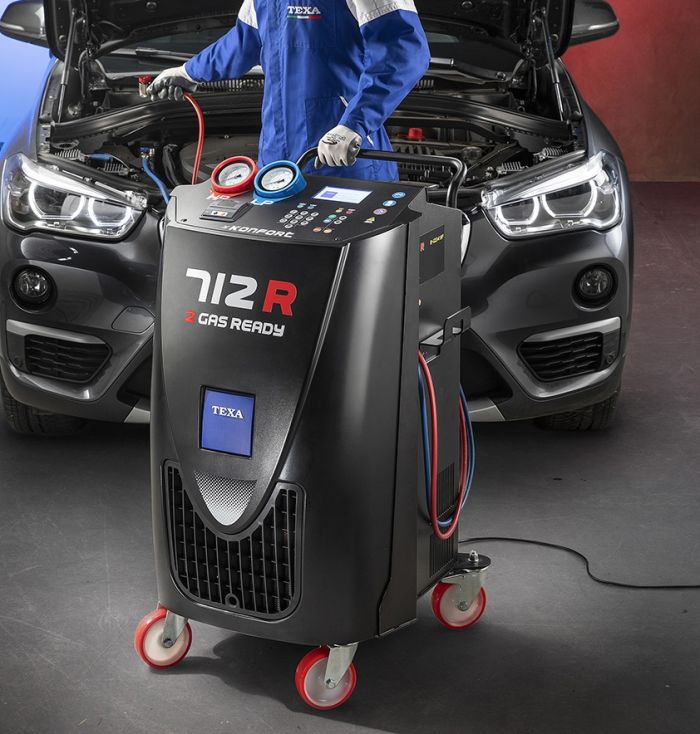 Станция для заправки автокондиционеров Texa Konfort 712R, автоматическая, 100 л/мин