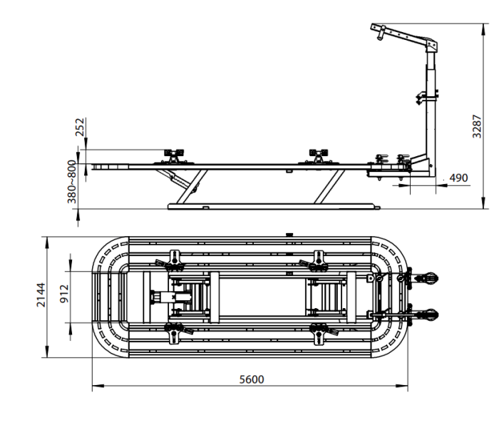 Стапель платформенный 3500кг Trommelberg B22G