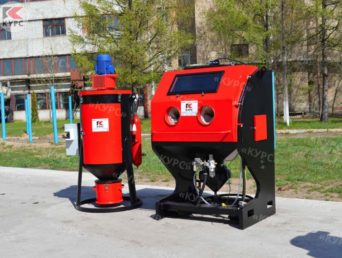 Пескоструйная камера PST-КСО-110-Н-ФВ-М, напорная, фильтр-вентилятор, 5-20 м2/час