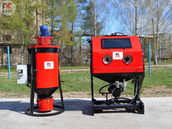 Пескоструйная камера PST-КСО-110-Н-ФВ-М, напорная, фильтр-вентилятор, 5-20 м2/час