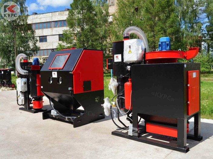 Пескоструйная камера PST-КСО-135-Н-ФВР-М (4кВт), напорная, фильтр-вентилятор с рекуператором, 5-20 м2/час