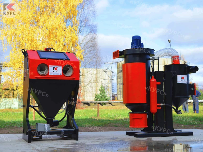 Пескоструйная камера PST-КСО-80-И-ФВР-М, инжекторная, 1-3м2/час