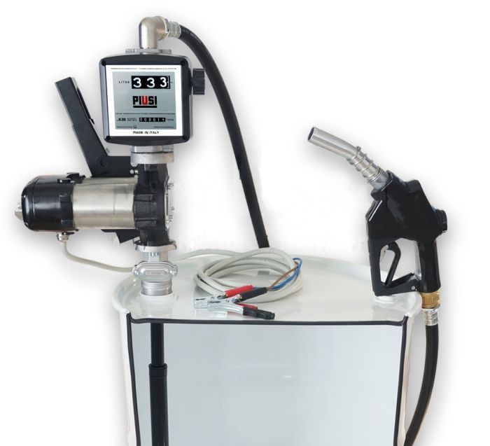 Комплект заправочный Piusi DRUM BI-PUMP 24V K33 для дизельного топлива, 80 л/мин, 24В