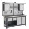 Рабочее место Верстакофф MCN 2052.S2266.22-2FR, 2 тумбы, 2+2+6+6 ящиков, дв. экран, навесные ящики