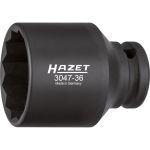 Головка ударная 12-гранная 1/2" 36 мм для ступичных гаек HAZET 3047-36