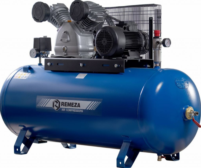 Поршневой компрессор Remeza СБ4/Ф-270.LB50-5.5, ременной привод, масляный, 880 л/мин, 380В