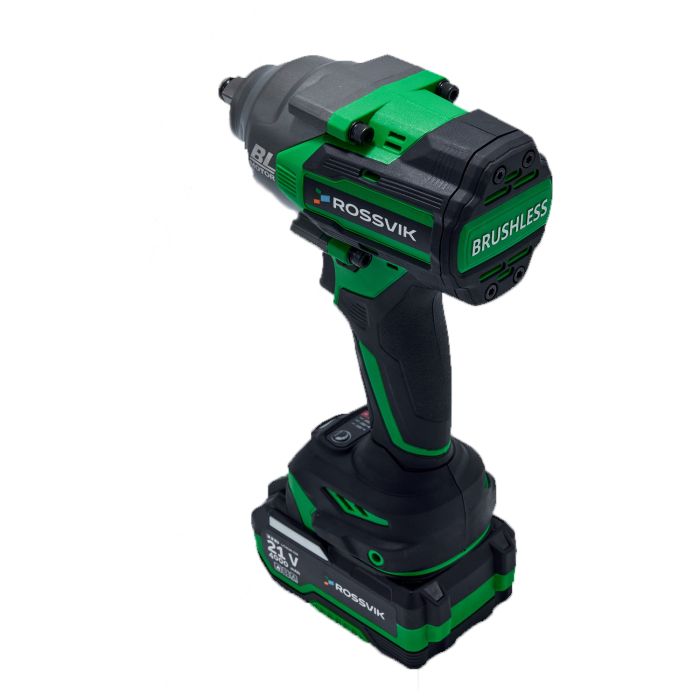 Гайковерт аккумуляторный ударный ROSSVIK RIW-1000/1, 1/2", 1000 Нм, в кейсе