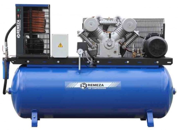 Поршневой компрессор Remeza СБ4/Ф-500.LB75Д, ременной привод, масляный, 880 л/мин, 380В