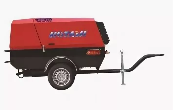 Винтовой компрессор ROTAIR MDVN 81D-13 на шасси, дизельный, передвижной