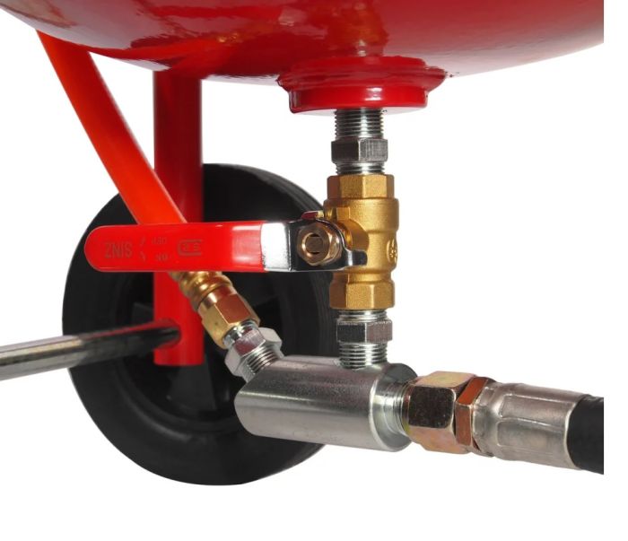 Пескоструйный аппарат JTC JTC-5324, 38л, шланг 1/2", 250 PSI
