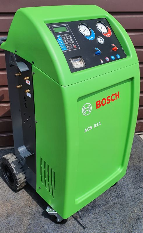Станция для заправки автокондиционеров Bosch ACS 611, автоматическая, 170 л/мин