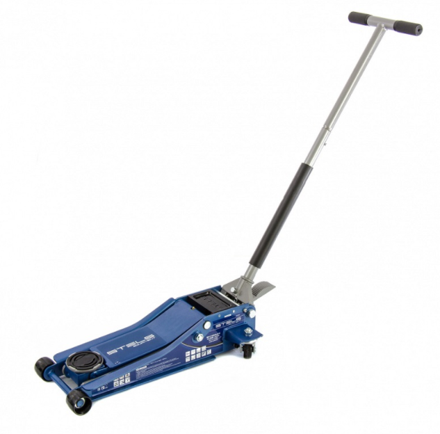 Домкрат подкатной гидравлический 3 тонны STELS LOW PROFILE QUICK LIFT 51137, автомобильный