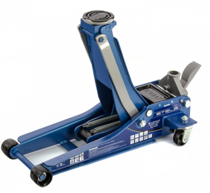 Домкрат подкатной гидравлический 3 тонны STELS LOW PROFILE QUICK LIFT 51137, автомобильный