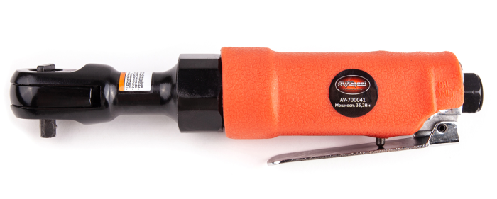 Пневмотрещoтка угловая AV Steel AV-700041, 1/4'', 35,2 Нм