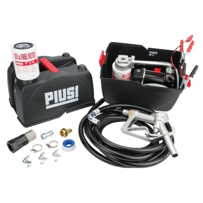 Комплект заправочный для дизельного топлива со счетчиком PIUSIBOX 12V ULTIMA + K600, 45 л/мин, 12В