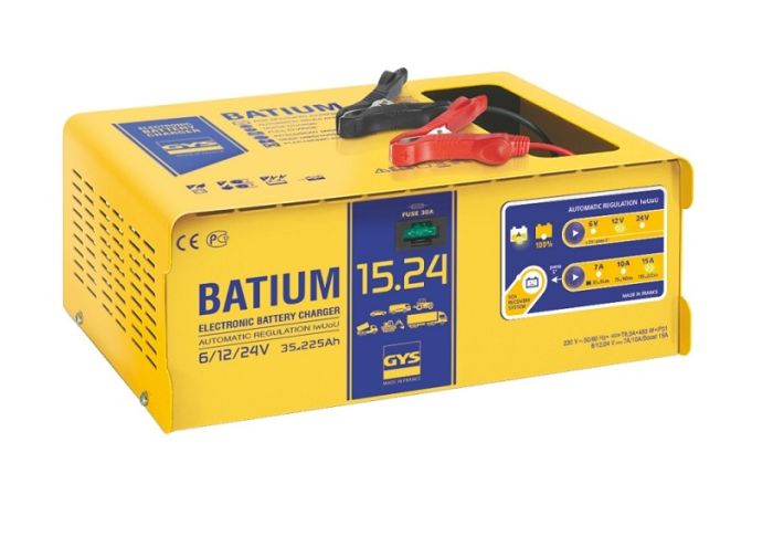 Зарядное устройство автомат GYS BATIUM 15-24, 15А, инверторное