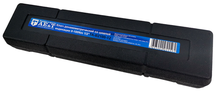 Динамометрический ключ Ae&t TA-B2100-12, стрелочный, 0-100 Нм, 1/2"