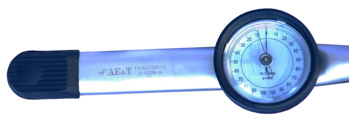 Динамометрический ключ Ae&t TA-B2100-12, стрелочный, 0-100 Нм, 1/2"