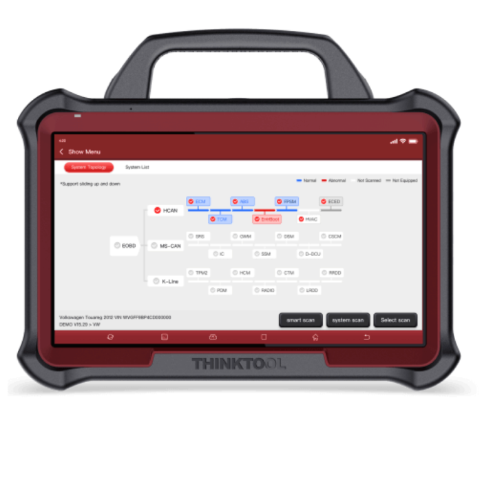 Диагностический автосканер мультимарочный THINKTOOL MAX BASIC, для легковых и грузовых авто