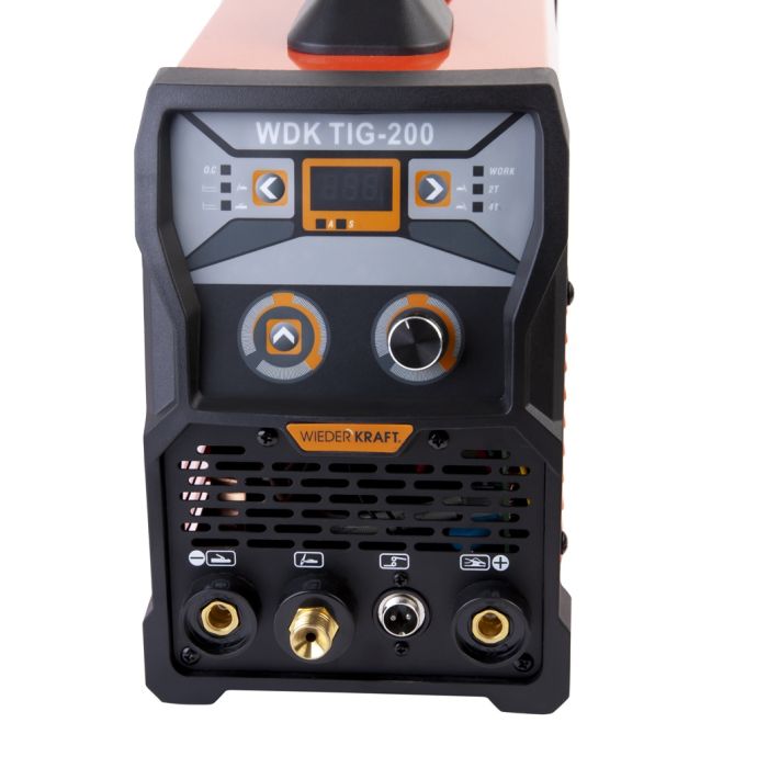 Сварочный аппарат инверторный Wiederkraft WDK WDK TIG-200, MMA/TIG, 220В