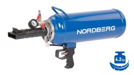 Бустер автоматический для накачки шин NORDBERG CH2AL, 9л, алюминиевый
