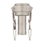 Камлок T-ind нержавеющий тип С, розетка с хвостовиком 3/4", AISI304