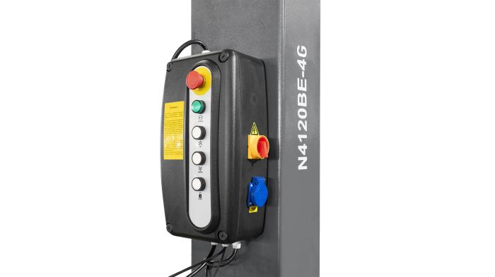 Подъемник двухстоечный автомобильный 4 тонны Nordberg N4120BE-4G_3+2_380, электрогидравлический, 380В