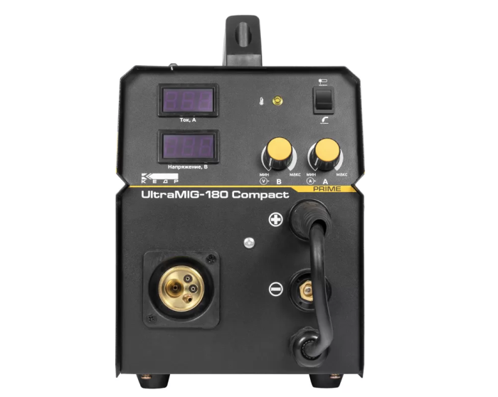 Сварочный инверторный полуавтомат КЕДР ULTRAMIG-180 COMPACT, MIG/MAG, 220В, 180А