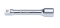 Удлинитель для гайковёрта Hans 2800-06, 1/4"х6", 150 мм