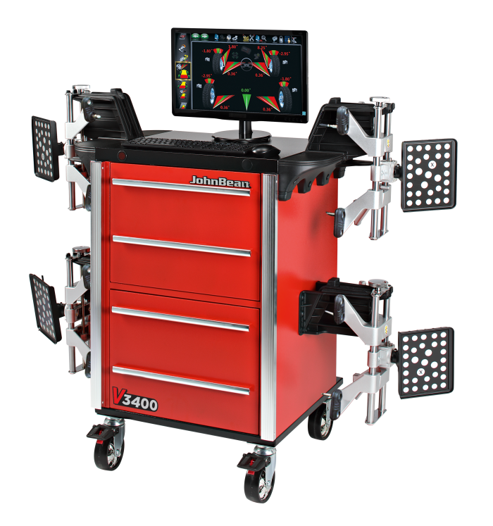 Стенд сход развала РУУК 3D JohnBean V3400 AC100, напольный