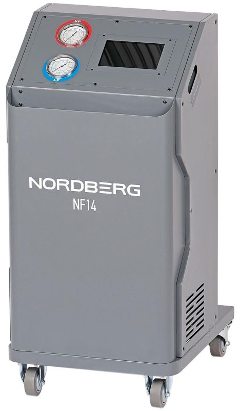 Станция для заправки автокондиционеров NORDBERG NF14, 10 л, автоматическая, 60 л/мин