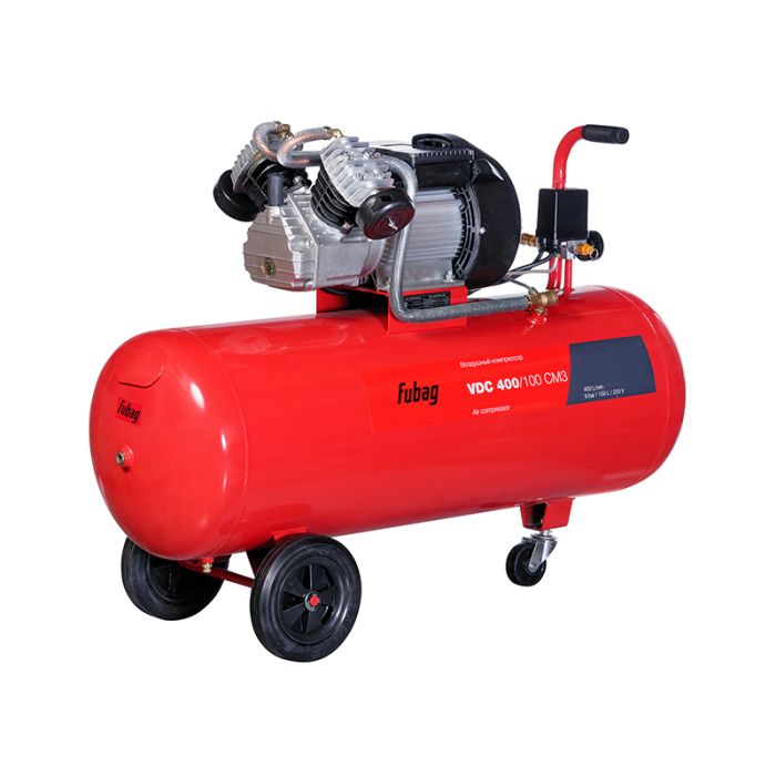 Поршневой компрессор Fubag VDC 400/100 CM3, прямой, масляный, 220В, 400л/мин
