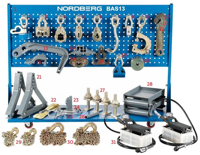 Стапель платформенный 3000кг NORDBERG BAS13