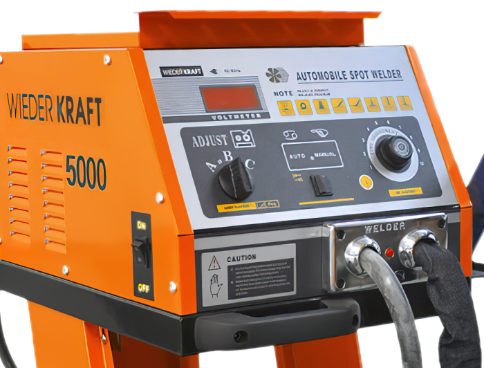 Сварочный аппарат точечной сварки Wiederkraft WDK-5000, 3800А, 220В