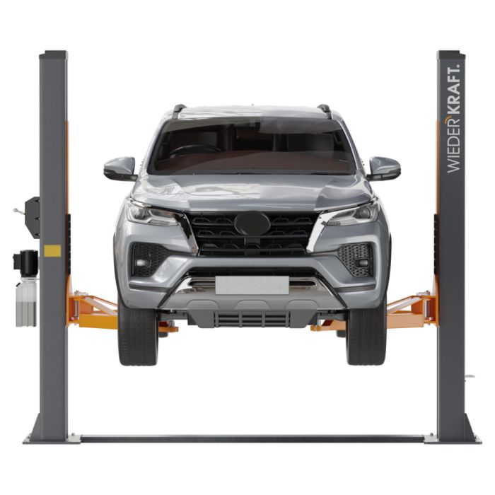 Подъемник двухстоечный автомобильный 4 тонны Wiederkraft WDK-522/220, электрогидравлический, 220В