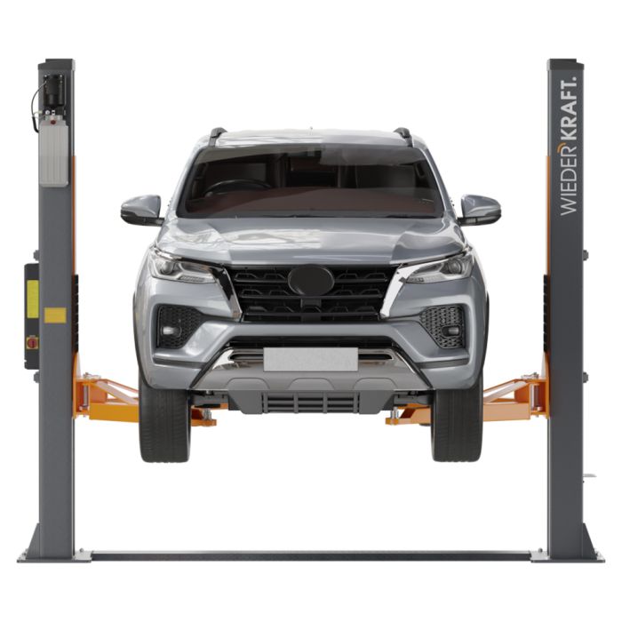 Подъемник двухстоечный автомобильный 4 тонны Wiederkraft WDK-522E, электрогидравлический, 380В