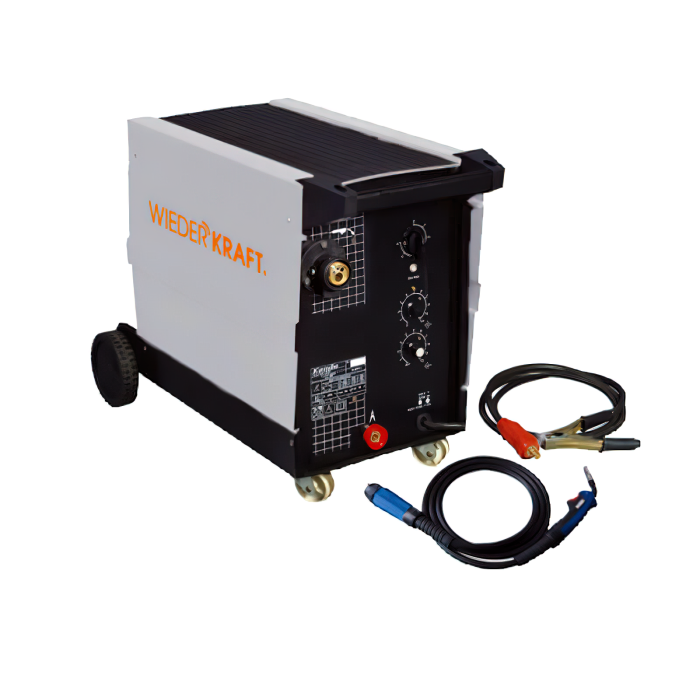 Сварочный инверторный полуавтомат Wiederkraft WDK-620038, MIG/MAG, 380В