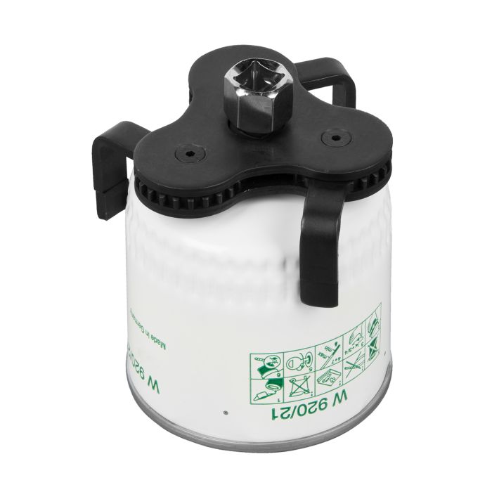 Съемник фильтра масляного краб Wiederkraft WDK-65207, трехлапый, 1/2", 120мм