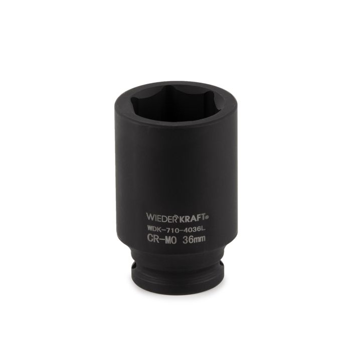 Головка ударная глубокая WiederKraft WDK-710-4036L 1/2, 36мм