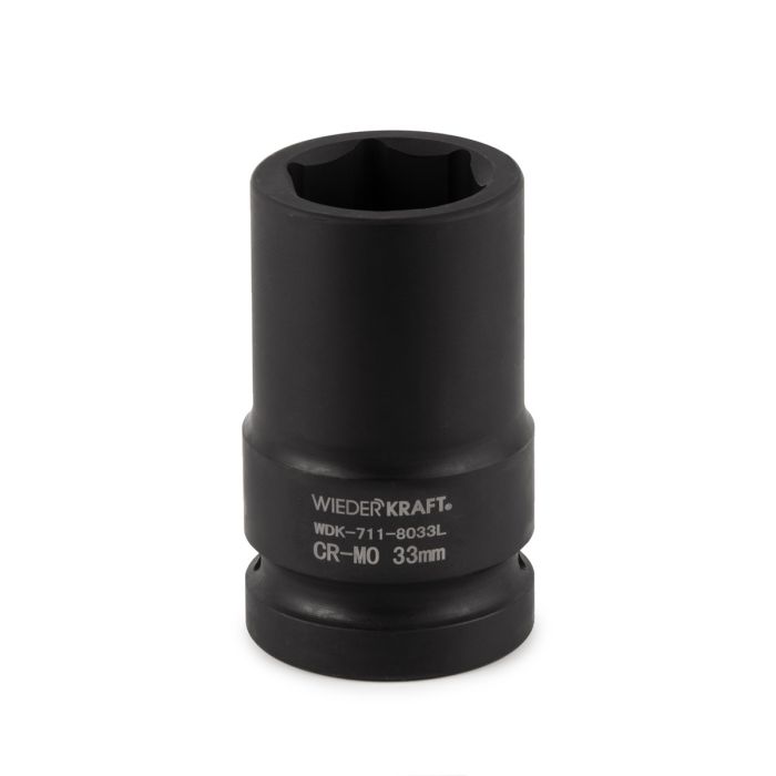 Головка ударная глубокая WiederKraft WDK-711-8033L 1, 33 мм