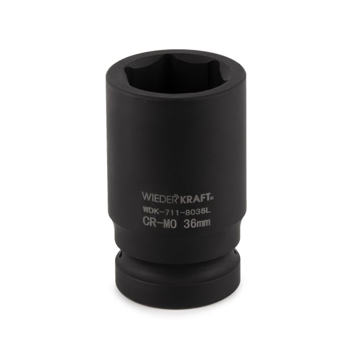 Головка ударная глубокая WiederKraft WDK-711-8036L 1, 36 мм