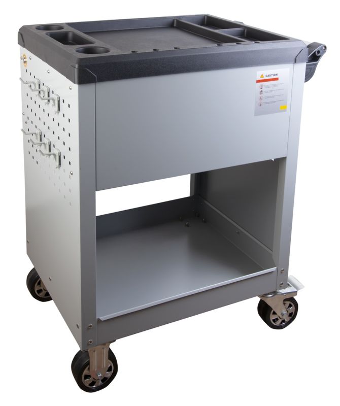 Тележка инструментальная Wiederkraft WDK-713, полузакрытая, 3 ящика