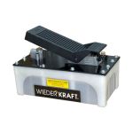 Пневмогидравлический насос ножной Wiederkraft WDK-85100, для пресса, 1,7 л