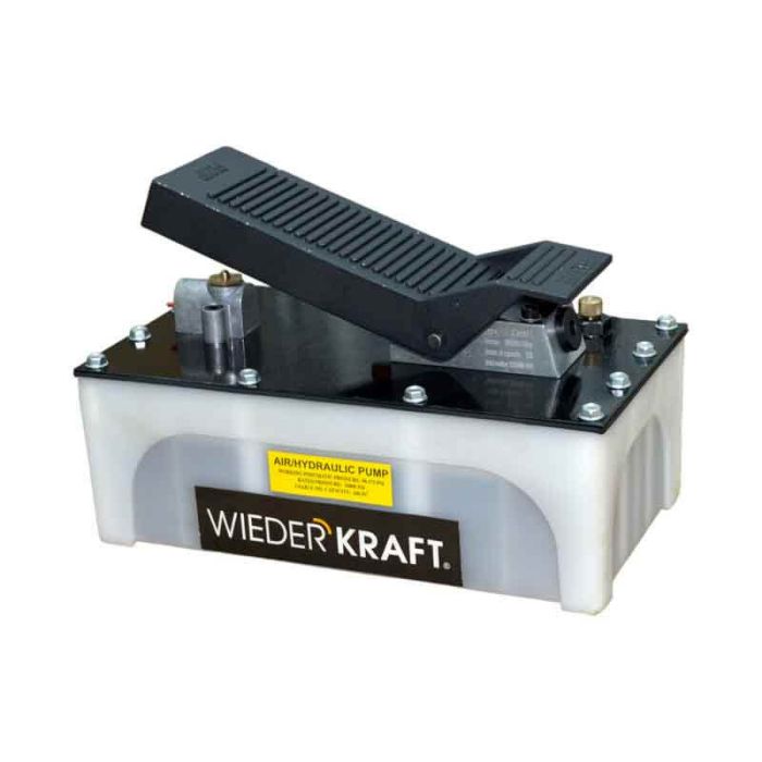 Пневмогидравлический насос ножной Wiederkraft WDK-85100, для пресса, 1,7 л