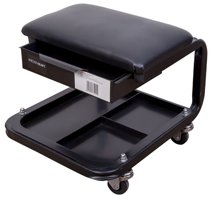 Сиденье ремонтное Wiederkraft WDK-86030, на колёсах, с ящиком