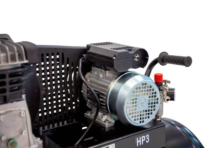 Поршневой компрессор Wiederkraft WDK-91032, ременной привод, 320 л/мин, 220В